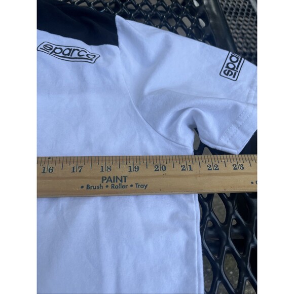 Sparco KCP Racing Logo Men's Black/Red Soft Fabric T-Shirt Size Large - Picture 12 of 13